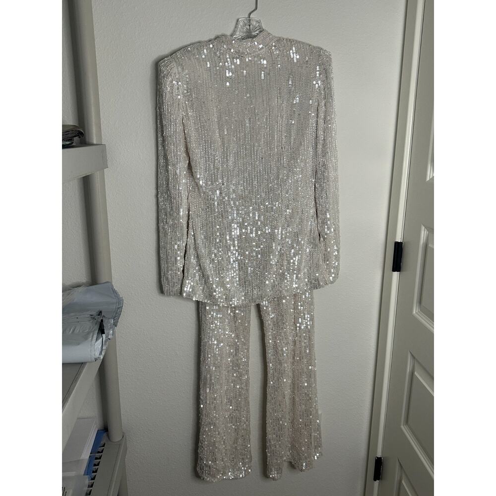 Sherri Hill Shiny Sequin Suit - Picture 4 of 7